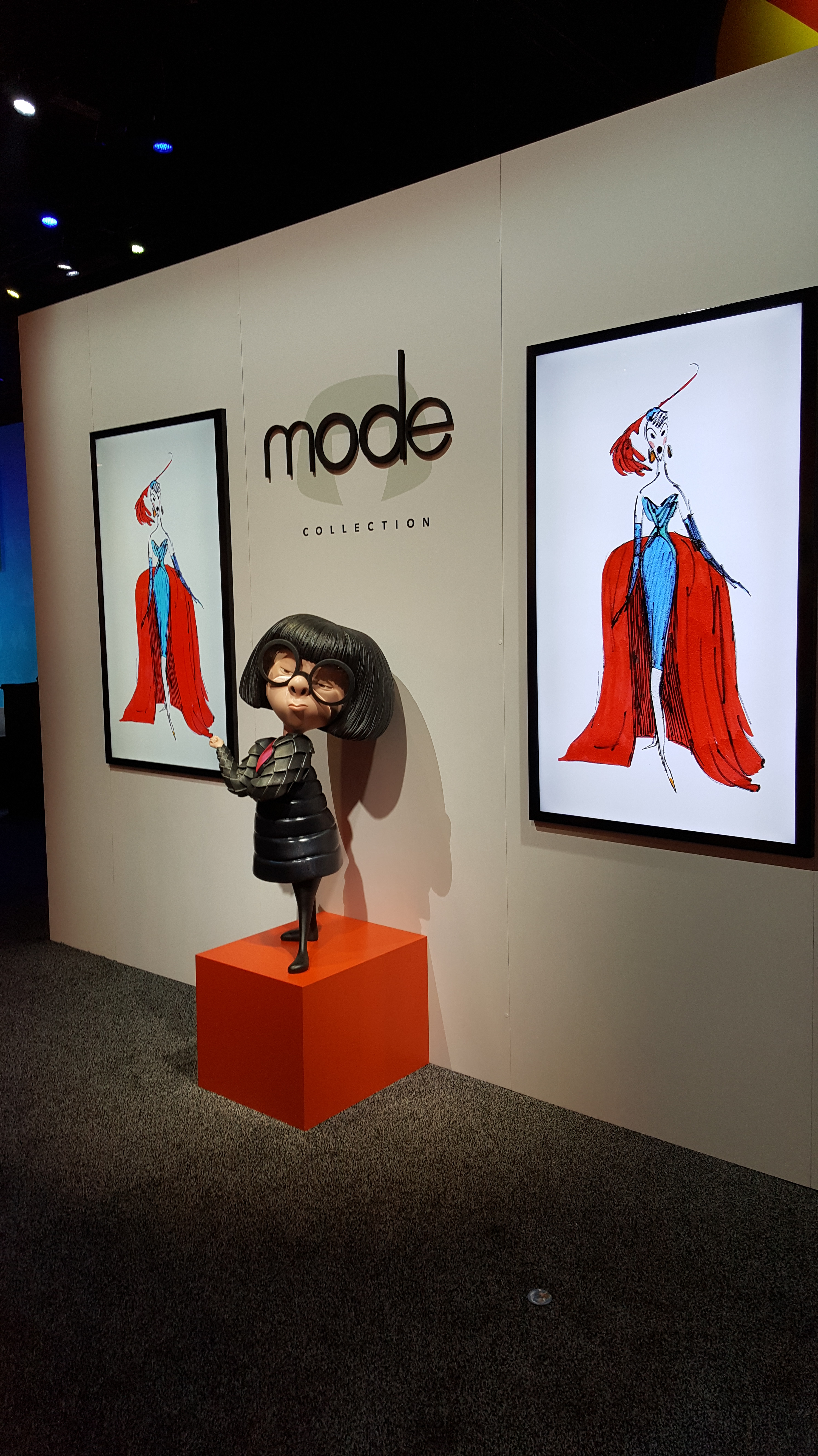 The Sketches of Incredibles fashion designer Edna E. Mode