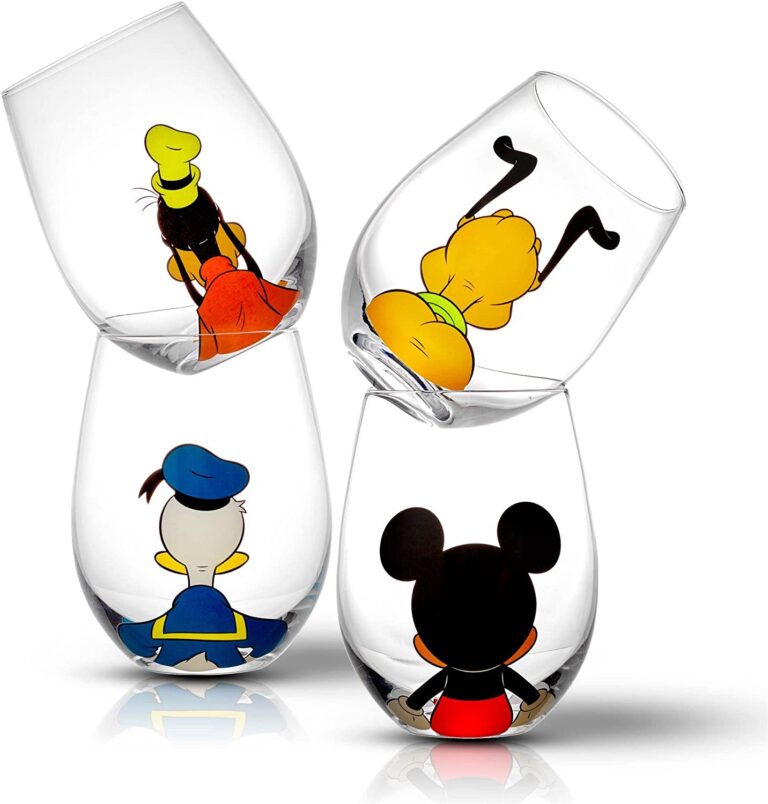 Disney Discovery Mickey Friends Joyjolt Glasses Decor