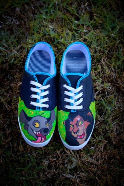 Win A Pair Of Custom Hand Painted Disney Shoes Just In Time For The ...