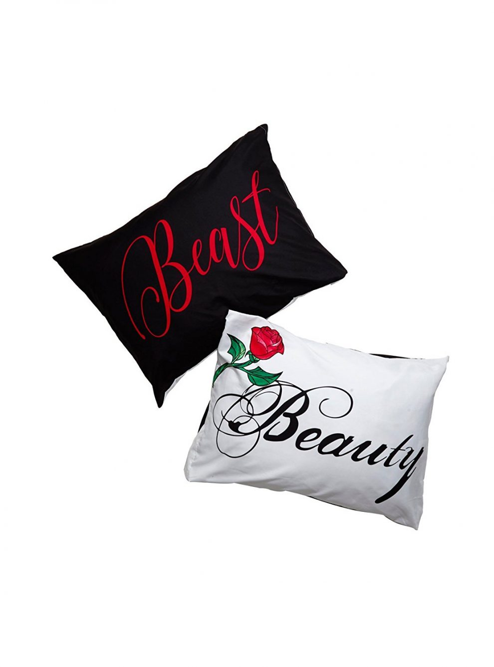 Disney Discovery Beauty and the Beast Pillowcase Set Decor