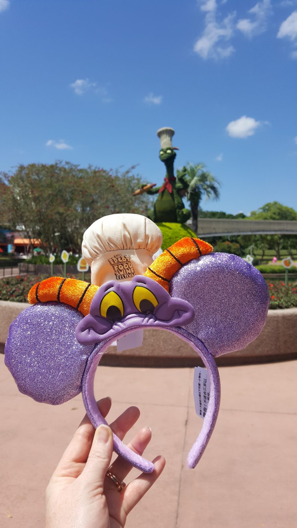The Epcot Food and Wine Festival Figment Ears Bring Your Senses To Life