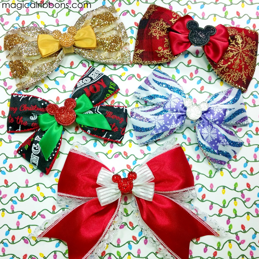 These Disney Christmas Bows will Make Your Accessories Merry and Bright