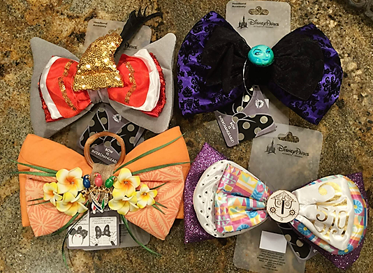 Disney Parks Attractions Interchangeable Bows