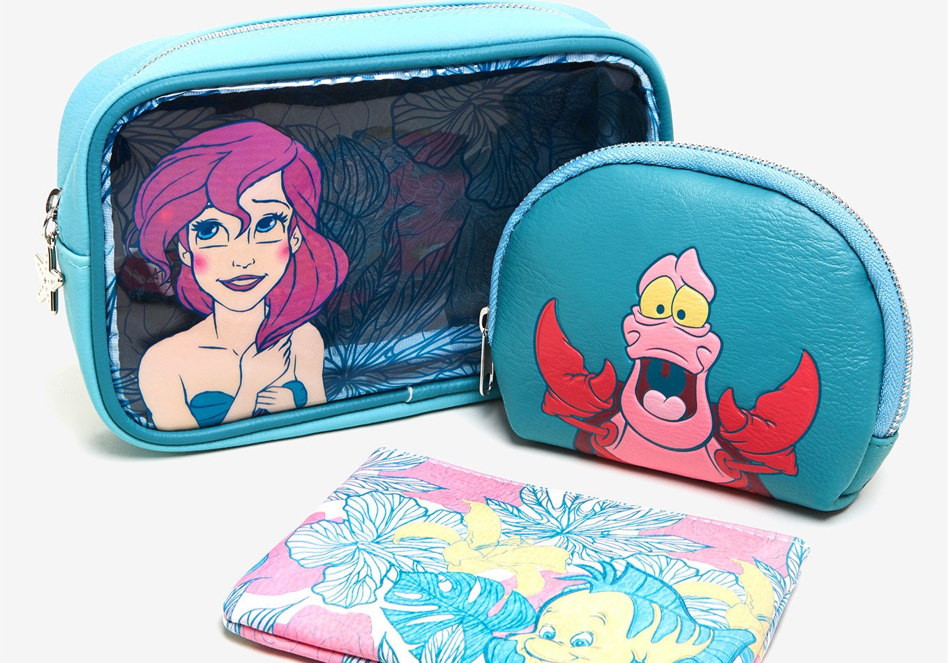 Little Mermaid Makeup Bag Set