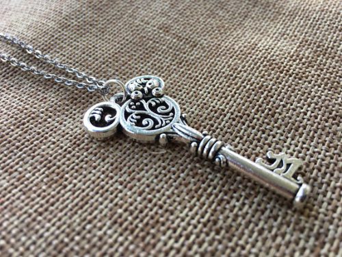 LVC Cheri Alexandra Crown Key Diamond Necklace – Love & Co.