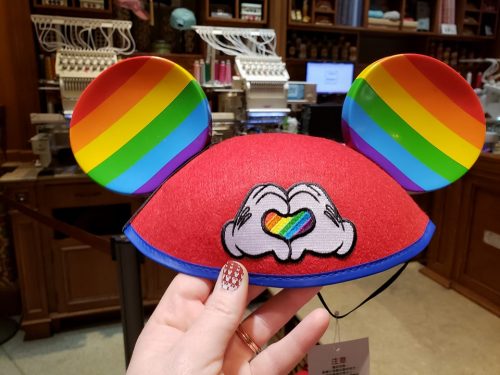 Rainbow 2024 mickey hat