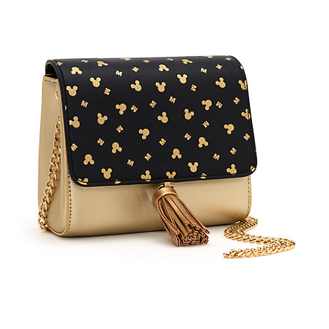Elegant And Sleek Black And Gold Mickey Mouse Collection - bags 