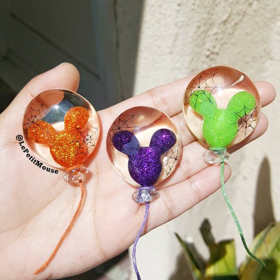 Halloween Mouse Balloon Brooches