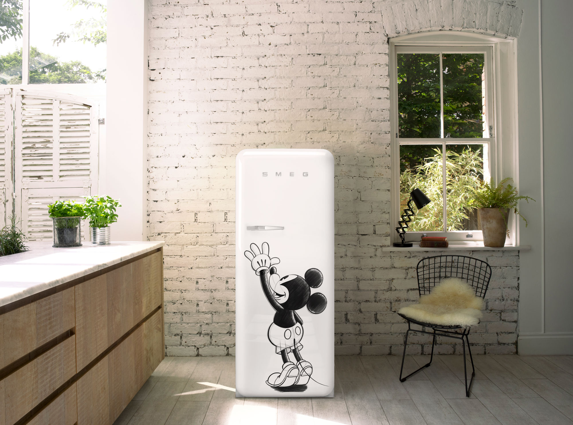 Smeg Mickey Mouse Refrigerator