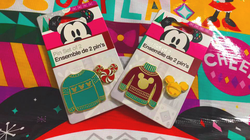 Holiday Sweater Disney Pins