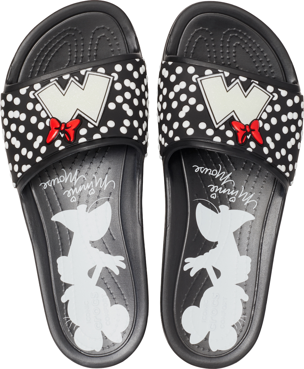 crocs minnie mouse slides
