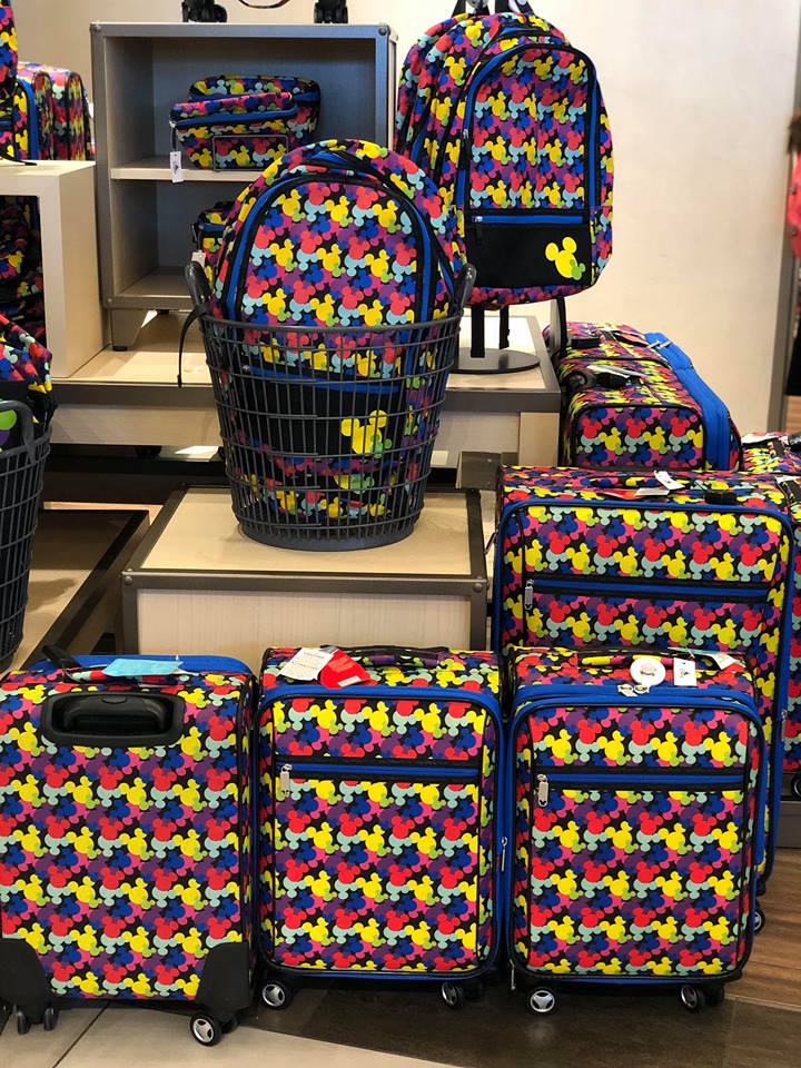 Colorful Mickey Luggage Collection