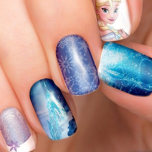 I'm in love #pressonnails #fyp #nails #handpainted #nailartist #tiktok... |  TikTok