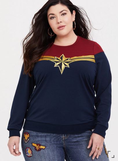 Torrid Just Launched a Captain Marvel Collection Worthy of Any Super ...