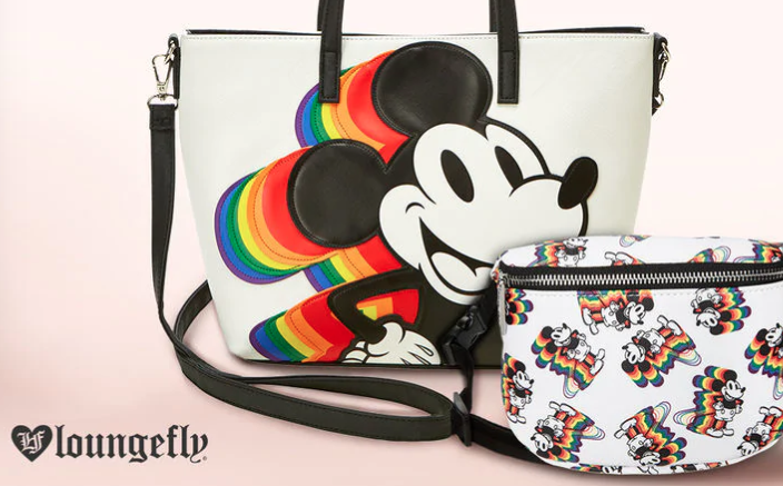 Mickey Mouse Rainbow Tote Bag