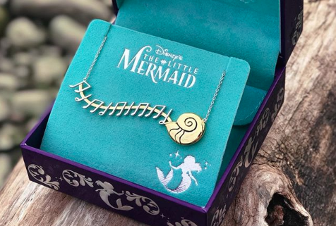 Buy Small Ursula Shell Necklace Gold Mirror the Little Mermaid Inspired  Necklace Online in India - Etsy