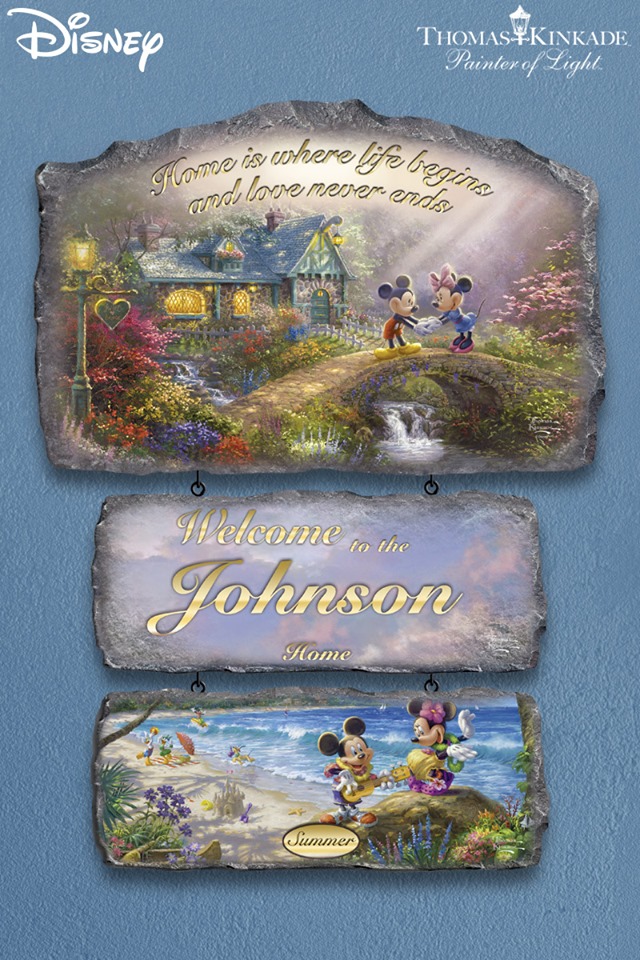 Personalized Disney Welcome Sign