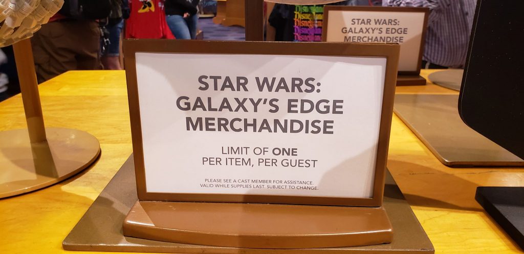 new galaxy's edge merchandise 2021