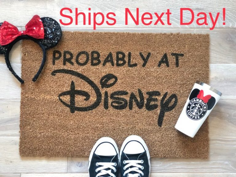 These Disney Inspired Door Mats Are Perfect for a Porch PickMeUp