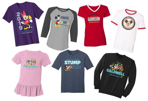 Disney Parks Customizable Tees