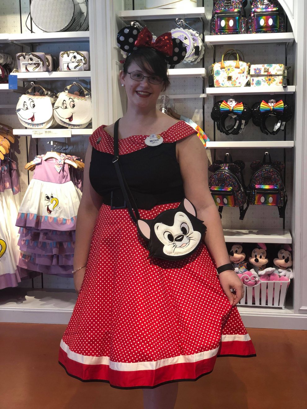 Minnie Mouse Off The Shoulder Dress Spotted At The Dress Shop! - Fashion