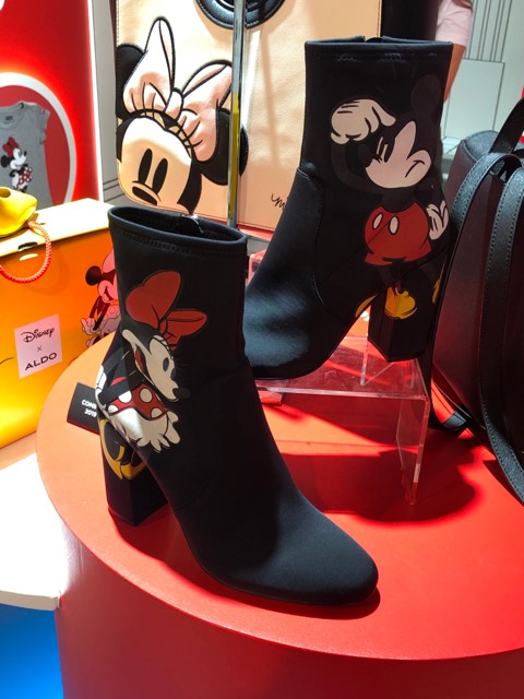 Disney x Aldo Mickey and Minnie Denim Boots