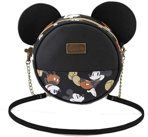 Loungefly Disney Mickey Mouse Sketch Faux Leather Crossbody Satchel Bag  Purse