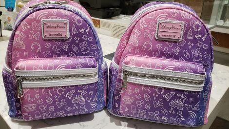 New Ombre Disney Parks Icons Backpack From Loungefly - bags