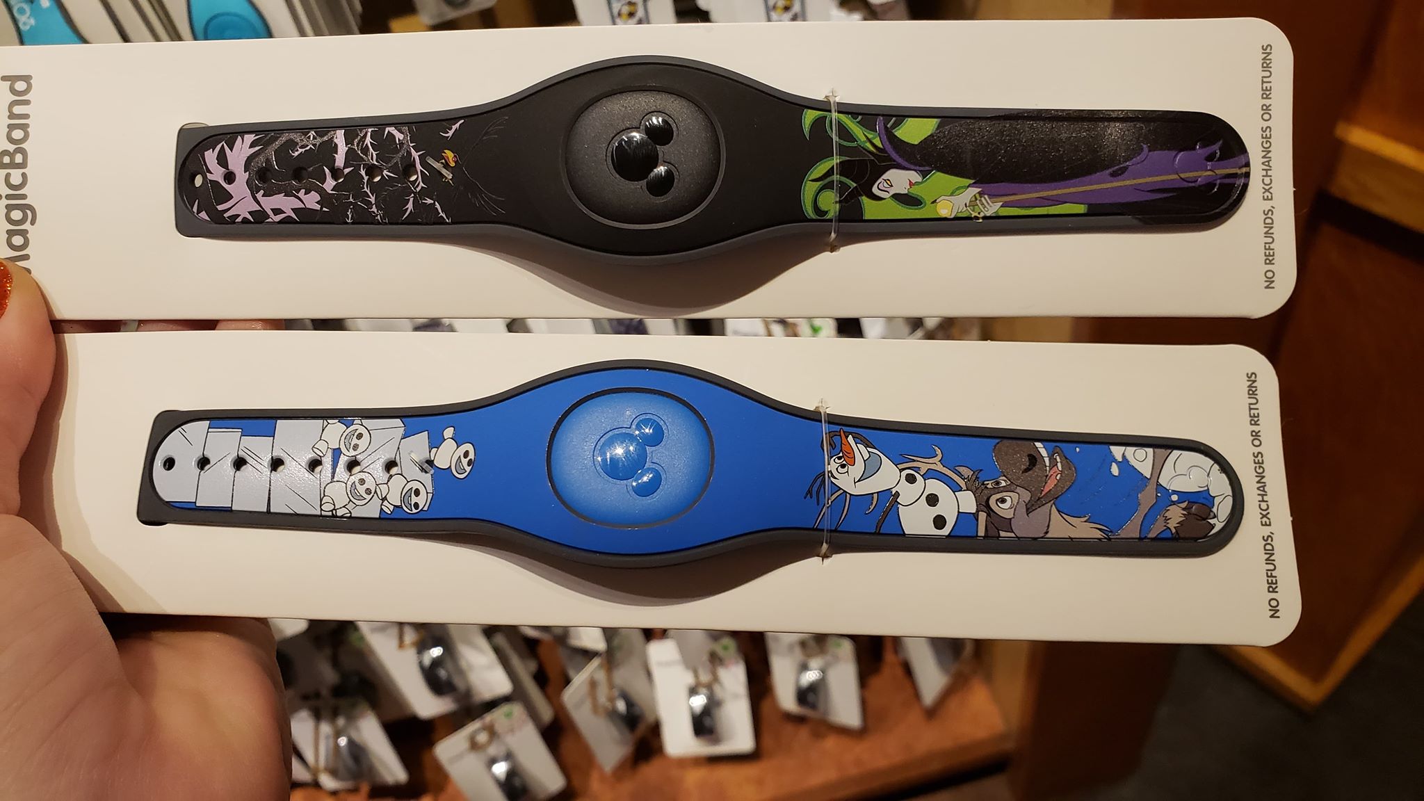 Frozen and Maleficent MagicBands