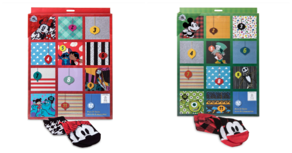 Disney Holiday Advent Sock Sets