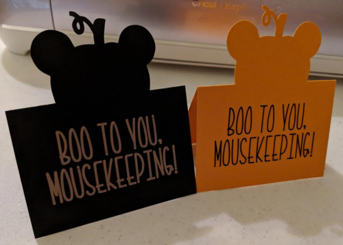 Halloween Mousekeeping Tip Envelope 1