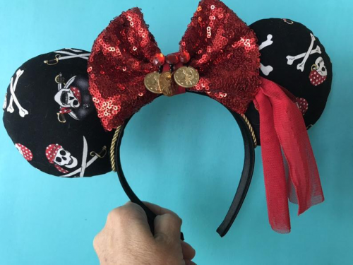 Pirates of The Caribbean Loungefly Disney Minnie Ears Headband