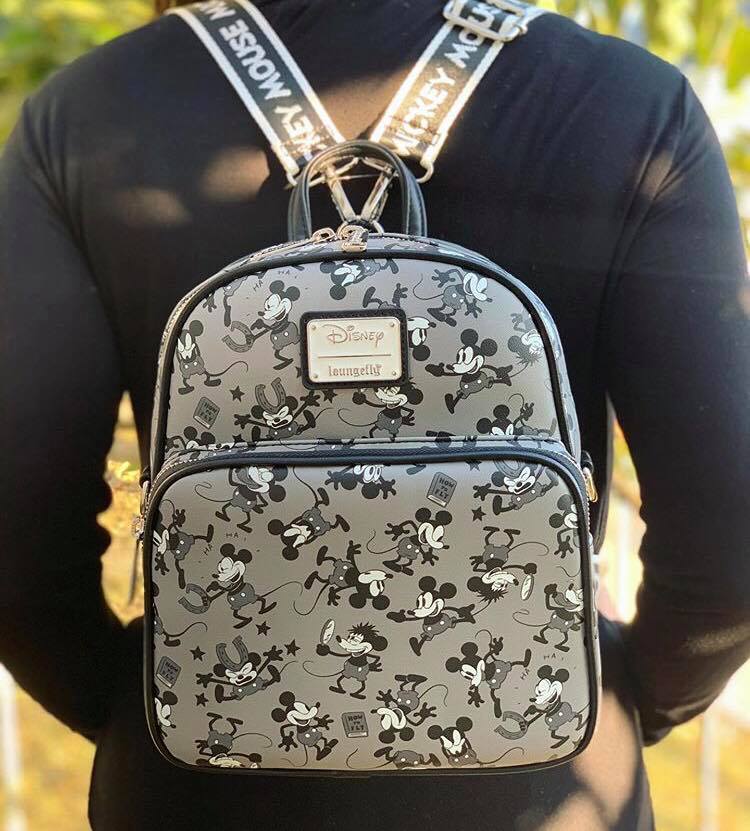 Classic Mickey Mouse Woven Backpack From Loungefly Spotted At