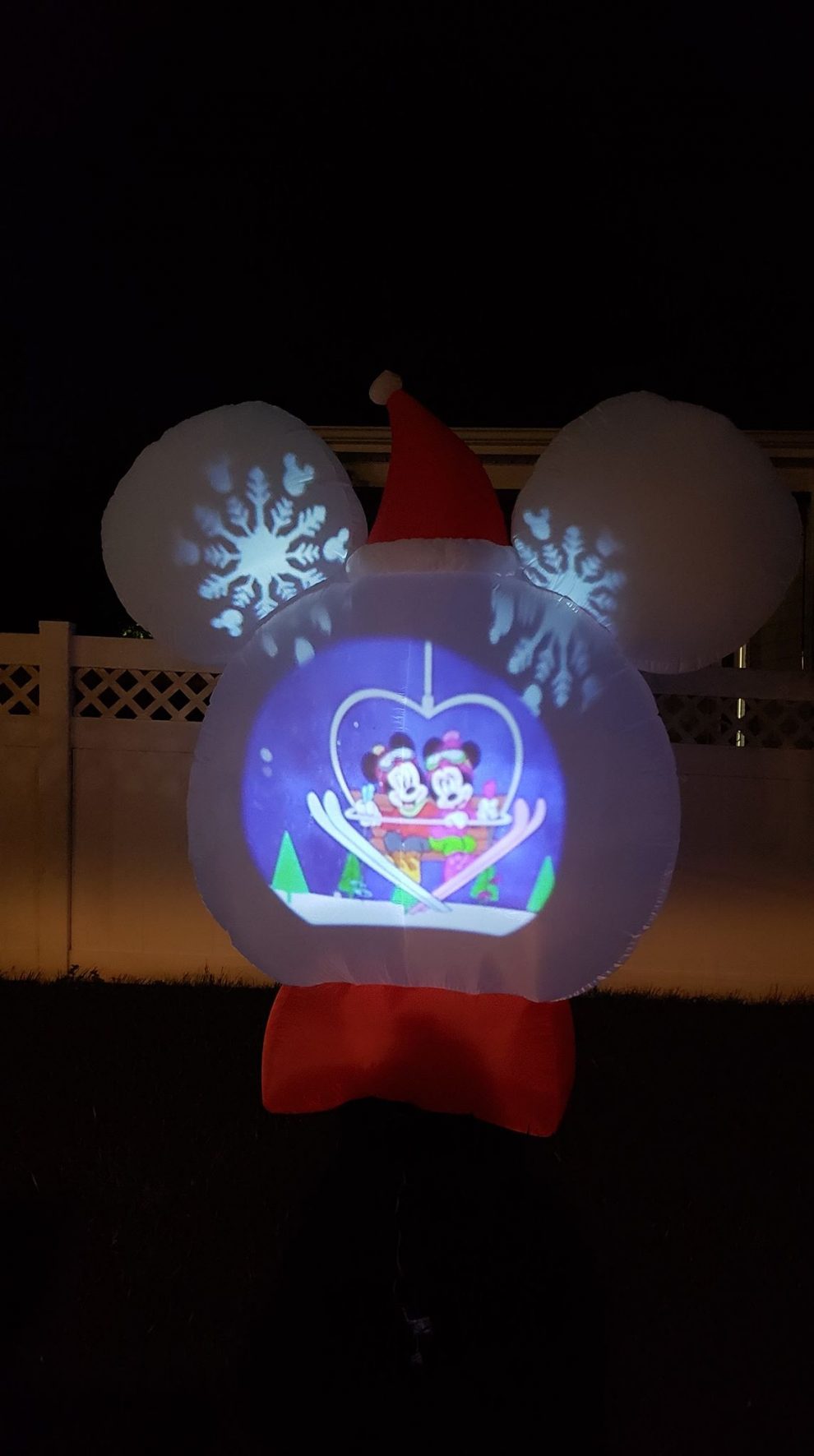 This Inflatable Mickey Snow Globe Is Simply Magical