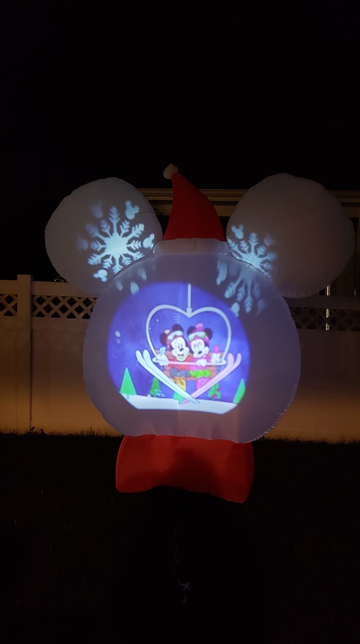 Mickey Projector Snow Globe