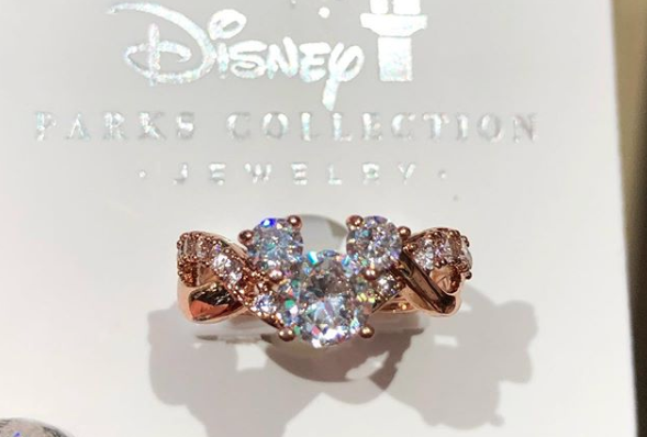 Rose Gold Mickey Ring