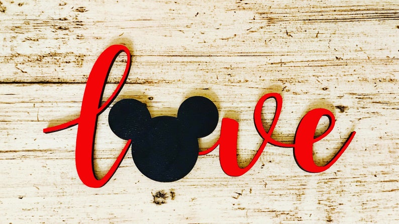 You Will Fall In LOVE With This Mickey Mouse Inspired Sign - Discovery 