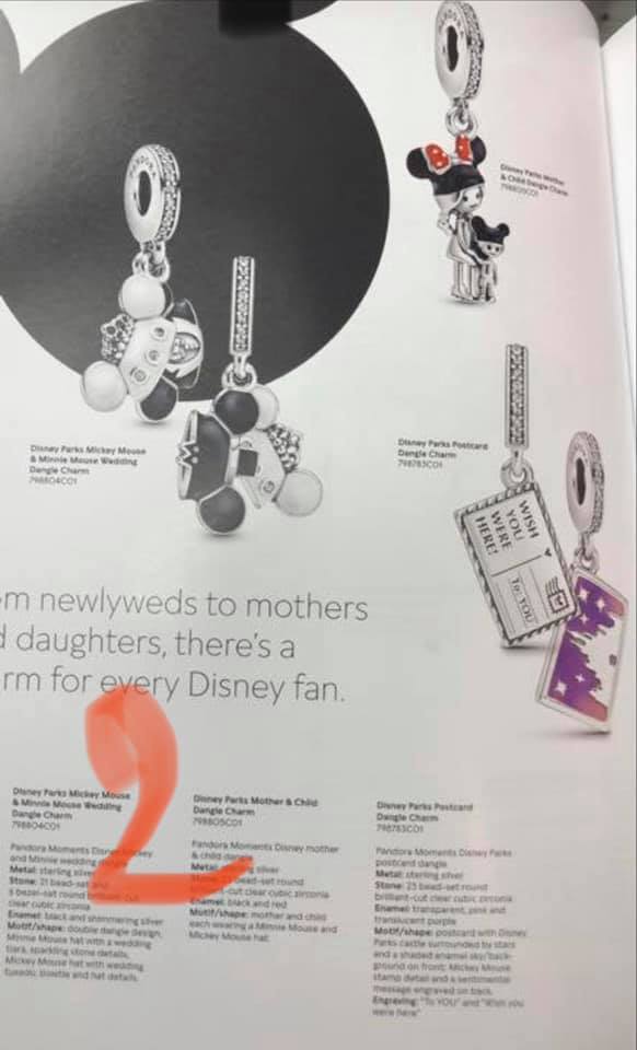 Disney Pandora Charms