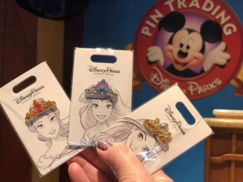 Disney Princess Tiara Pins