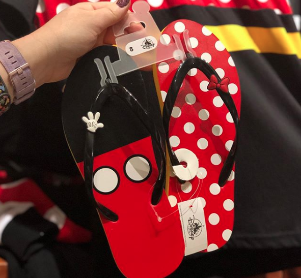 Disney Character Flip Flops