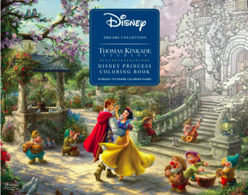 Thomas Kinkade Disney Coloring Book