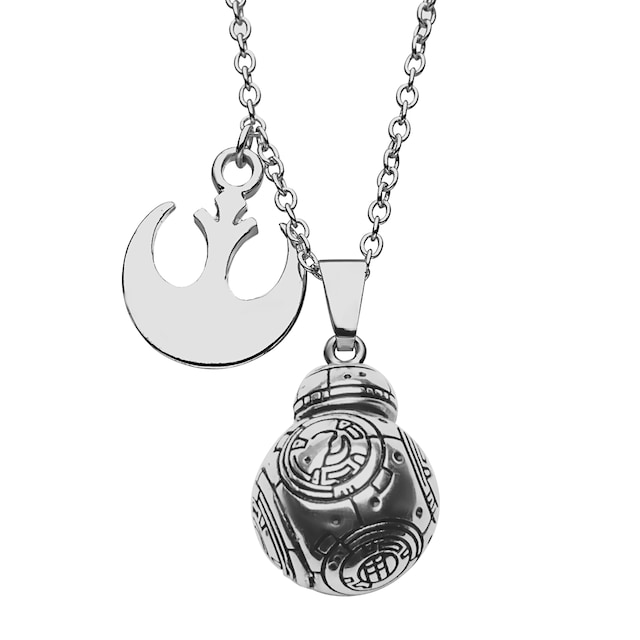 BB-8 Rebel Charm Pendant Necklace