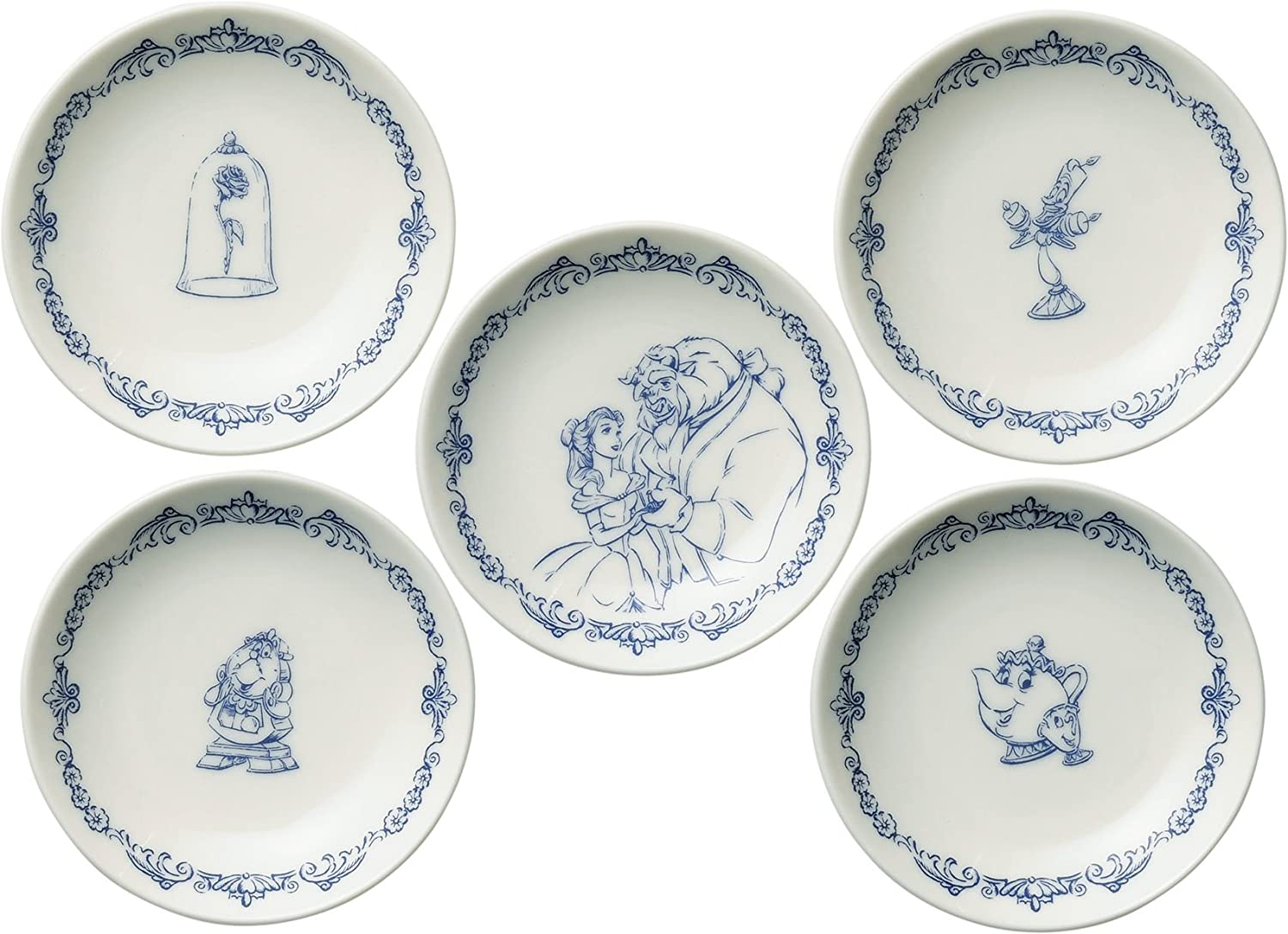 Beauty and The Beast Dish Set