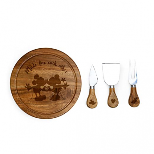 Mickey and Minnie Cheese Board Set