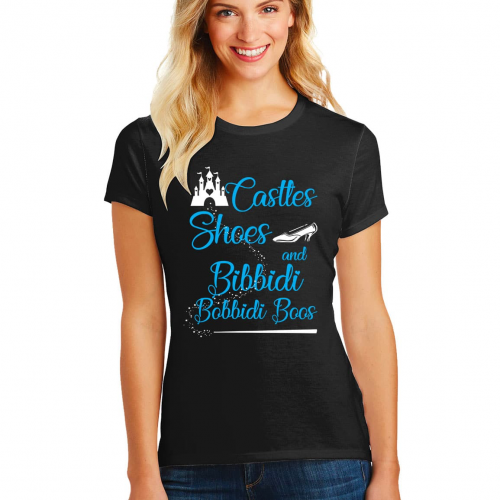 Castles Shoes And Bibbidi Bobbidi Boos Tee