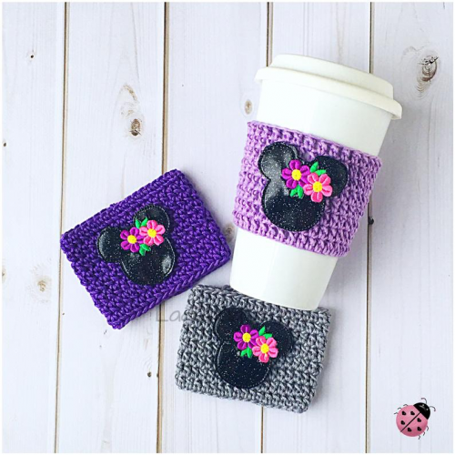 Spring Minnie Coffee Cozies