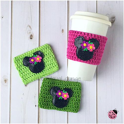 Spring Minnie Coffee Cozies