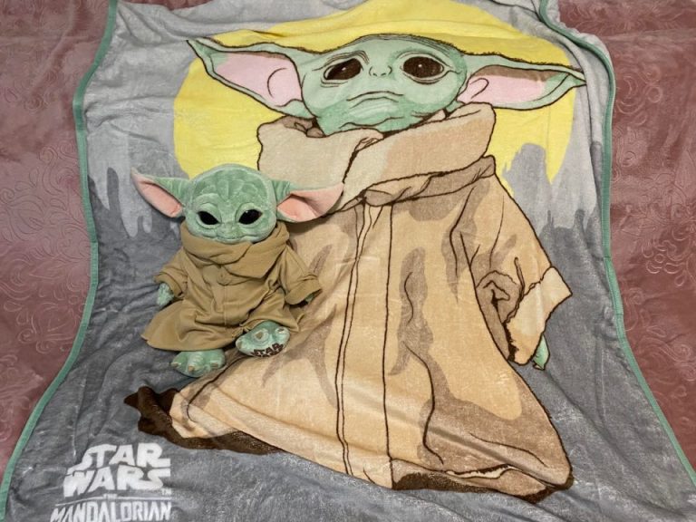 Galactic New Baby Yoda Blankets, And Bedding Set At Walmart home