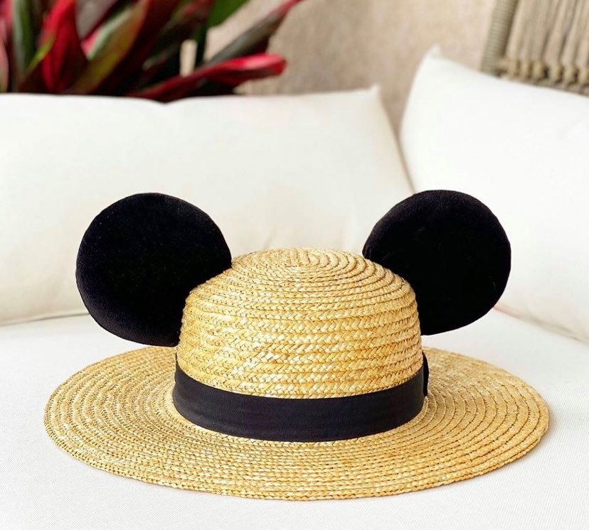 Mickey Mouse X Disney - NEFF Inspired Boat Straw Adult Sun Hat