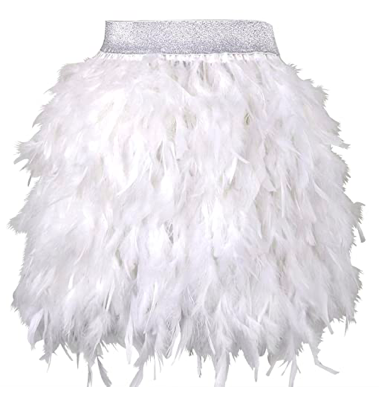 White Feather Skirts
